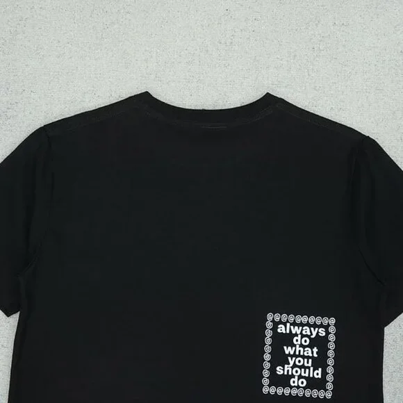 Always Black Fashion Logo Short Sleeve T Shirt